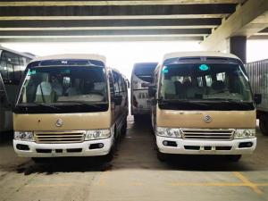 China 22seats Golden Dragon Used Coaster Bus Mini Coach Yuchai 90kw 2015-2017 Diesel Engine factory