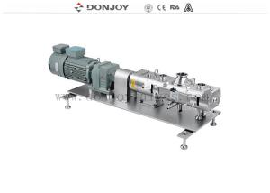 China SS316L Two Head Twin Screw Pump For Big Particle Products factory