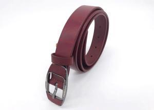 China Alloy Pin Buckle 2.8cm Women's Fashion Leather Belts factory