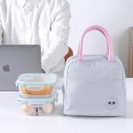 Adult Aluminium Foil 600D Polyester Insulated Lunch Cooler Bags