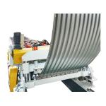 360-628mm Width Corrugated Metal Pipe Forming Machine for 50 kg Pipes Manufactur