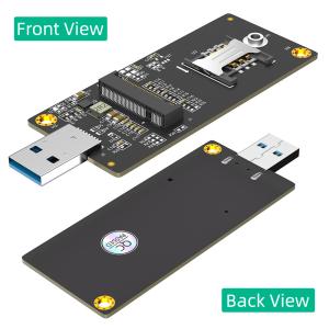 NGFF(M.2) Key B To USB 3.0 Adapter With SIM 6pin Slot For WWAN/LTE ModuleHigh