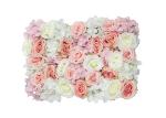 Silk PE Artificial Floral Backdrop Wedding Decor Fake Flower Wall