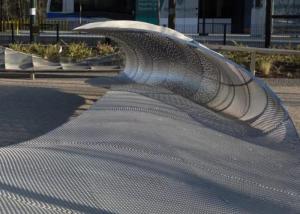 China Customized Large Stainless Steel Sculpture Abstract Metal Modern Outdoor factory