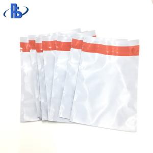 China Custom Tamper Evident Security Bags With Unique Tracking Code / Barcode factory