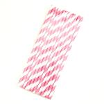 6mm Disposable Biodegradable Paper Straws For Smoothies Birthday Wedding