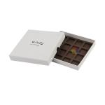 Manufacturer Customized Logo Food Gift Packaging White Chocolate Box Design With