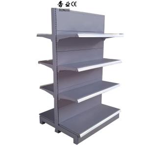 China Factory Custom Size Color logo convenience store shelving supermarket store shelves shelving display gondola rack factory