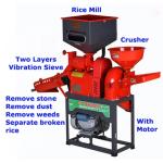 Modern Auto Combined Paddy Corn Polisher Whitener Mini Rice Mill for Single