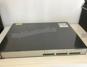 China CISCO Switch WS-C3750G-12S-E 12 Port Fiber Optic Switch High Efficiency 1000Mbps / 1Gbps factory
