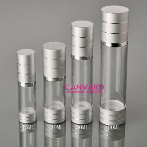 China Airless pumps with silver ring 15ml,30ml,50ml,100ml factory