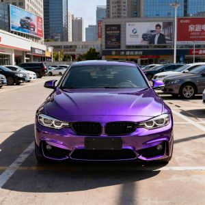 Mercury Violet Calendered Vinyl Wrap Waterproof Polymeric Calendered Vinyl Anti