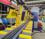 Double blade round logs cutting vertical band saw machine, twin bandsaw sawmill