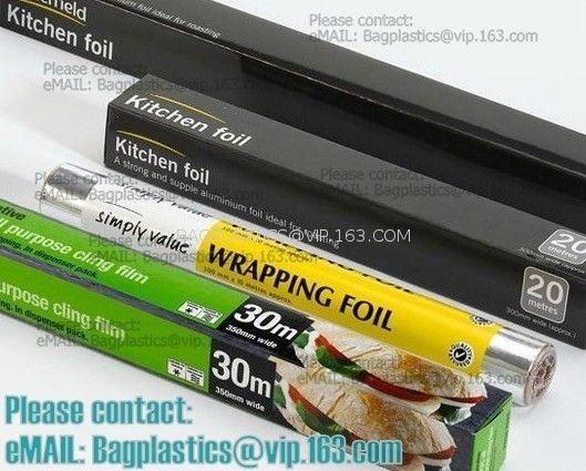 good quality household aluminium foil rolls and wrapping paper, perforated