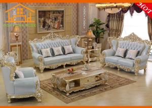 China victorian retro leather victorian style couch furniture old antique furniture vintage chesterfield wooden frame sofa set factory