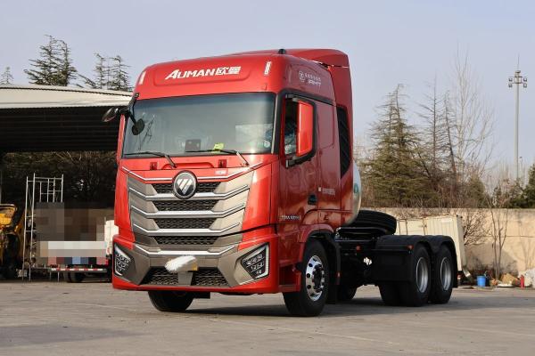 Used Foton Auman 6X4 Tractor Truck Head GTL6 10 Tires For Long Distance