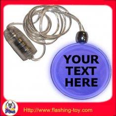 China Customized Flower PS LED Flashing Led Necklaces HL-A2206 with LR41 battery factory