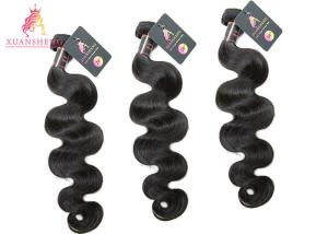 China 150% Density Brazilian Human Hair , Curticle Aligned 10A Body Wave Bundle factory