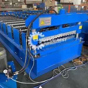 China Stable 850mm 3kw Corrugated Roof Sheet Making Machine factory