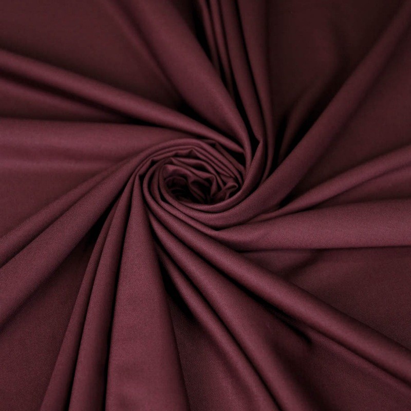 Polyester Viscose TR Fabric 280gsm Satin 4/1 With Soft Hand Feel