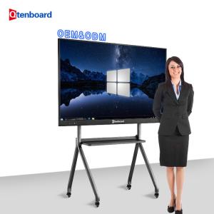 China High Brightness Low Latency Infrared Touch Interactive Digital Whiteboard factory