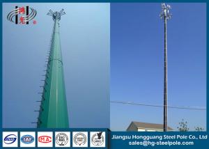 China Q345 Overlap Type Telecomminication Towers Anti - Corrosion With Platform factory