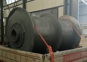 China 35mm Wire Rope 5 Layer Windlass Drum For Tower Crane Winch factory