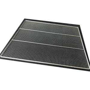China Stainless Steel Welded Wire Mesh Baking Tray Metal Wire Cooling Rack Grid Baking Rack factory