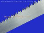 Stainless Steel 3Cr13 recip. Saw Blade 240mm x19x8T Ground Teeth 8TPI,Cutting