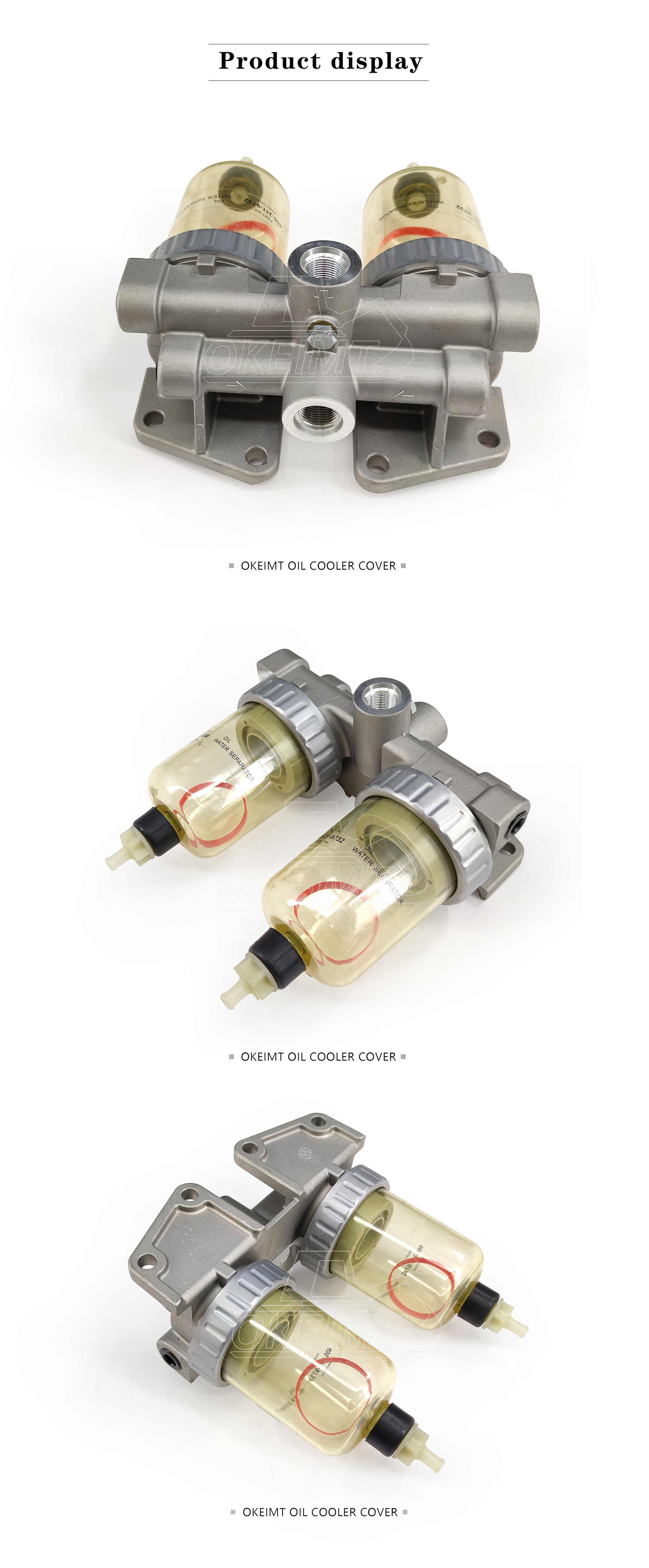 600-311-9330 Oil Water Separator Komatsu PC130 PC200 PC210 PC220 PC360 PC400-7 Diesel Filter Assembly