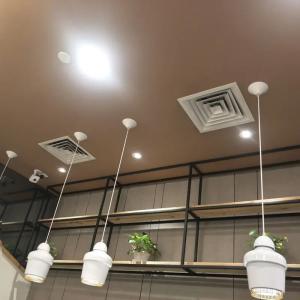 China Square Aluminum 1100 Ceiling Air Diffuser Fireproof Bake Surface Finished factory