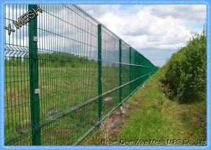 China Pvc Coated Wire Mesh Fence Panels , Metal Wire Fence Mesh Size 50*200mm factory
