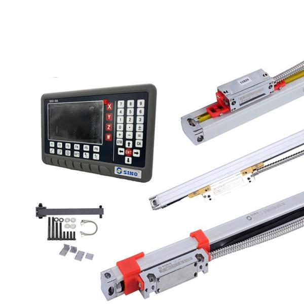 China 1um/5um/0.1um Resolution 4-Axis Digital Readout Linear Scale DRO With LCD Display Screen factory