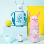 Everyday Delights Stainless Steel Insulated Water Bottle With Cup, Straw And Bag
