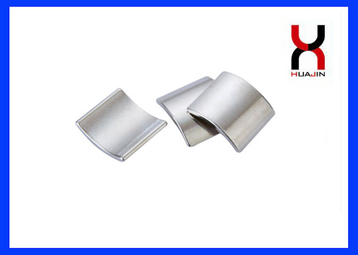 Professional Neodymium Arc Segment Magnets Customized Permanent N35 - N52