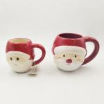 Cute Custom Ceramic Animals 3D Face Mugs Hand Painted Novelty Coffee Cup For