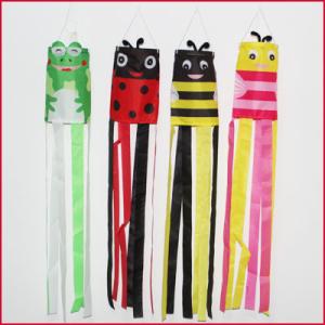 China Spring wind sock frog ladybug bee butterfly on sale