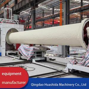 China Polyurethane Spraying Foam Pre Insulated Steel Pipe Making Machine PLC Control factory