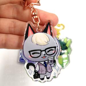 China Acrylic Charms Custom Printed Acrylic Keychain Make Own Clear Epoxy Resin Acrylic Keychain Charms factory
