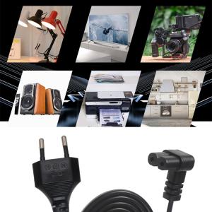 EU 2-Pin C7 Power Cord 1.5m 250V 10A for Laptop