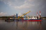 500m Solid Capacity 700 Cbm/H Cutter Suction Sand Dredger 20 Inch For Dredging