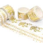 Custom Design Your Own Washi Tape Printed Colored Gold Foil Washi Tape