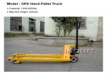 2T 1000mm Fork Length Manual Hydraulic Pallet Lifter Moving Equipment