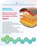 Anion Infrared Electric Weighted Heated Back Pad Adjustable 12" × 24"