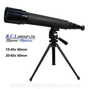China High Definition Spotting Scope 15-45x60mm Fully Multi - coated 20-60x60mm monoculars factory