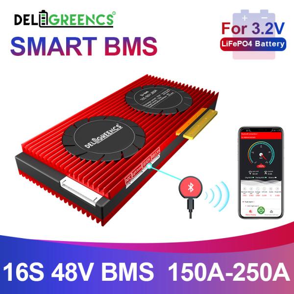 4S 6S 17S 20S 24S 18V 48V 60V 72V 150Ah Lto Li Ion Lfp Lifepo4 Jikong Bms With