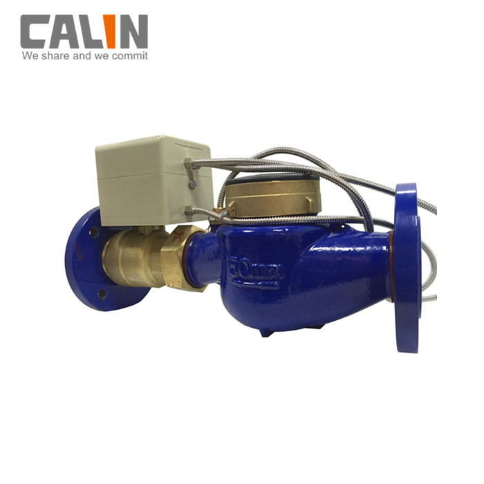 Brass Body STS Prepaid Flange DN50 Water Meter with All-in-one AMR AMM system