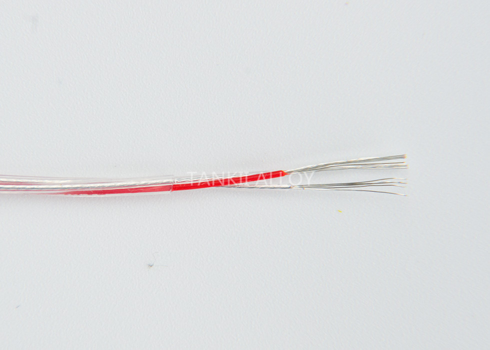 Pfa Insulated Thermocouple Cable Type K JX 2*0.5mm Customized Color ISO 9001