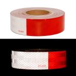 OEM DOT-C2 Reflective Conspicuity Tape 6" Red / White Reflective Sticker 2" X