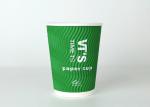 Colourful Printed Take Away 20 Ounce Paper Coffee Cups With Lids , Food Grade